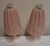 Vintage Bedside Lamps with White Plastic Base and Pink Fabric Shade, 1970s, Set of 2 For Sale - Image 4 of 8