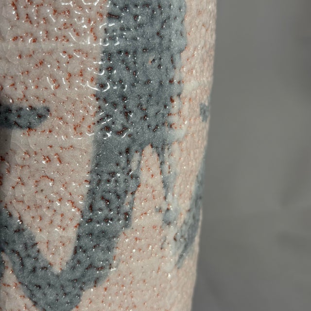 1980s Mid-Century Japanese Studio Pottery Vase For Sale - Image 5 of 10