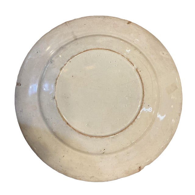 18th Century Delft Plate, Circa 1765 For Sale - Image 5 of 5