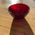 Modern Vintage Deep Ruby Red Pebbled Glass Small Bowls- Set of 15 For Sale - Image 3 of 12