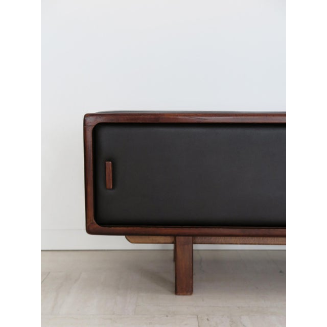 Sideboard Bench in Wood and Leather, Finland, 1950s For Sale - Image 10 of 18