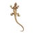 Golden Lizard Wall Decor For Sale - Image 9 of 11