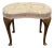 English Chippendale Dressing Stool in Beech, 1950s For Sale