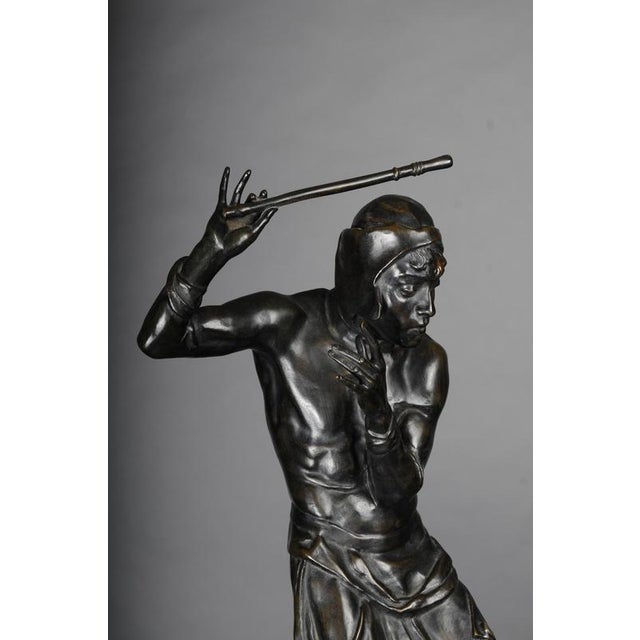 Antique Bronze Sculpture by G. Hengstenberg, 1900 For Sale - Image 3 of 18