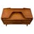 Wood Vintage 20th Century English Golden Oak Low Chest of Drawers For Sale - Image 7 of 15