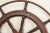 Antique Nautical 52 Inch Wooden Ships Wheel For Sale In Philadelphia - Image 6 of 12