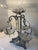 English Vintage Silver Metal and Crystal Epergne For Sale - Image 3 of 12
