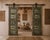 Antique Indian Carved and Painted Teakwood Door, Gujarat, c. 1880–1900, an outstanding antique architectural element with...