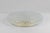 A wonderful round murano flushmount by hillebrand leuchten, germany, 1970s. Thick textured murano fixture on a brass base...