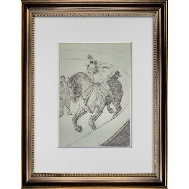 Vintage Henri De Toulouse-Lautrec Limited Edition Lithograph No. 167 For Sale