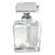 Rectangular Art Deco Hand Cut Crystal Perfume Bottle For Sale