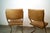 1980’s Postmodern Cantilever Leather Dining Chairs - A Pair For Sale - Image 10 of 12