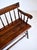 1970s American Pine Spindle Back Deacons Bench For Sale - Image 5 of 13