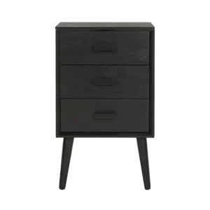 Justin 3 Drawer Chest in Black
