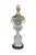 Hollywood Regency 2 Baccarat French Empire Neoclassical Crystal Spiral Glass Urn Table Lamps Pair For Sale - Image 3 of 16