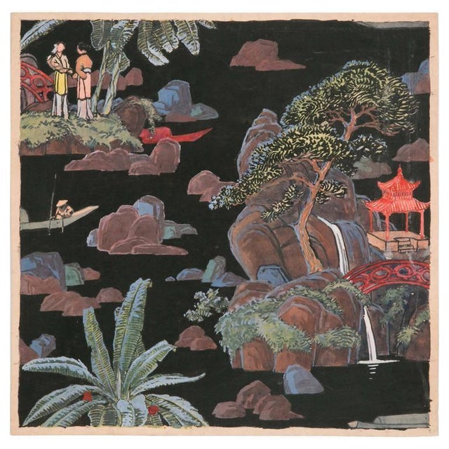 1920s Wallpaper Design, France, 1920s For Sale - Image 5 of 5