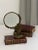 Art Nouveau Late 20th Century Maitland Smith Art Nouveau Style Standing Brass Nautilus Magnifying Glass For Sale - Image 3 of 10