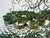 Green Vintage Green Scrollwork Metal Tiered Display Stand For Sale - Image 8 of 9