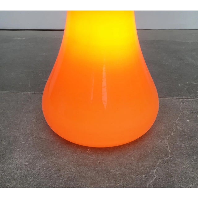 Mid-Century Modern Mid-Century Italian Glass Floor Lamp attributed to Mazzega For Sale - Image 3 of 15