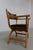 Danish Kurul Armchair in Oak and Striped Green Wool by Henning Kjærnulf, 1960s For Sale - Image 10 of 18