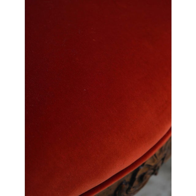 Set of 6 French Louis XV Walnut Cane Back Dining Chairs For Sale - Image 12 of 18
