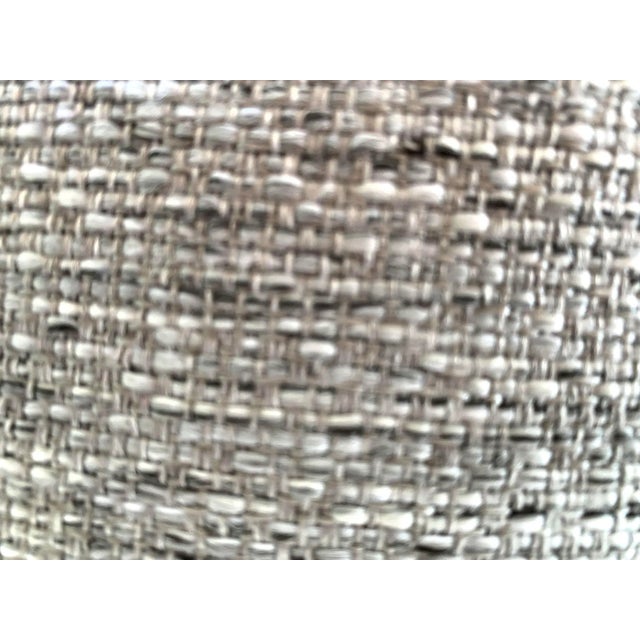 2020s Gray Fur Pillows - a Pair For Sale - Image 5 of 6