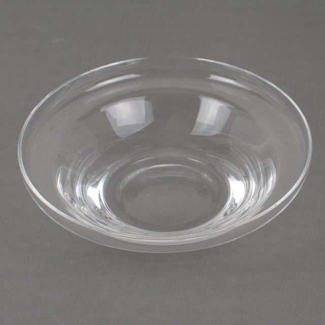 Ercuis, Paris Crystal and Silver Plate Caviar Bowl Dish Server, circa 1960 For Sale In Atlanta - Image 6 of 15