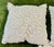 Vintage Set of 3 Soft White Cotton Crochet Lace Flower Accent Pillows For Sale - Image 4 of 7