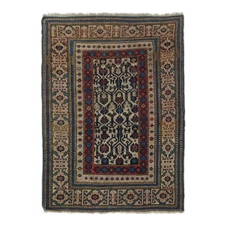 Antique Caucasian Shirvan Rug 3' x 4'5'' For Sale