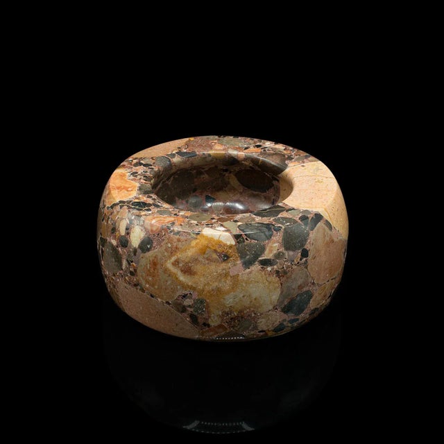 1920s Antique English Granite Decorative Potpourri Dish For Sale - Image 10 of 10