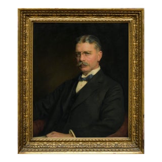 Portrait of Franklin Atwood Park, Vp of Singer Mfg. Co. By Arthur Trevethin Nowell For Sale