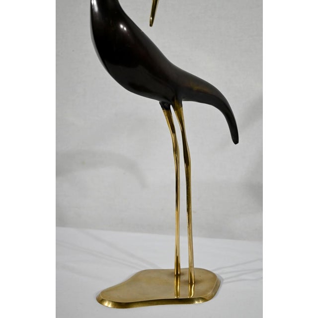 Metal Water Bird Sculptures, 1940, Set of 2 For Sale - Image 10 of 18