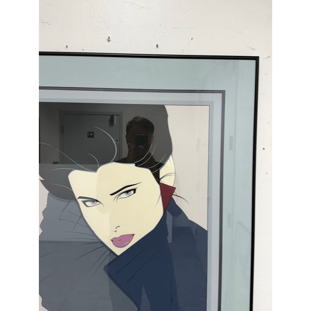 1980s Circa 1980's Patrick Nagels "Gallery in the Courtyard" Silkscreen For Sale - Image 5 of 12