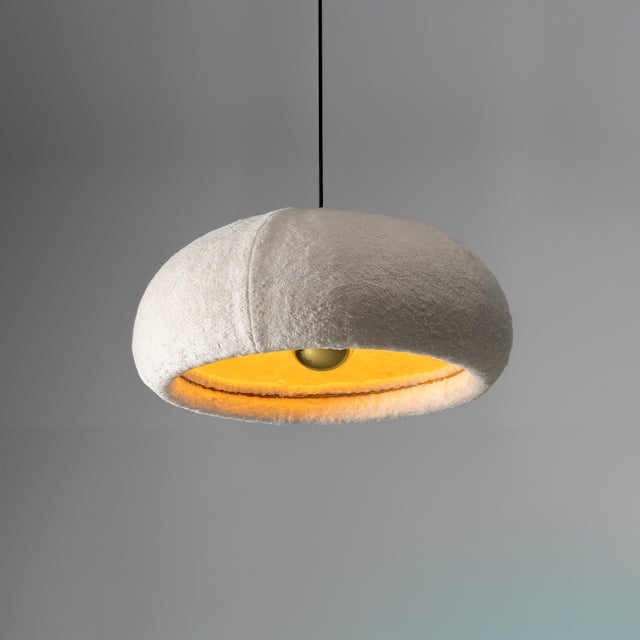 Campinio Pendant Light in Savian White from Aifunghi For Sale - Image 6 of 6