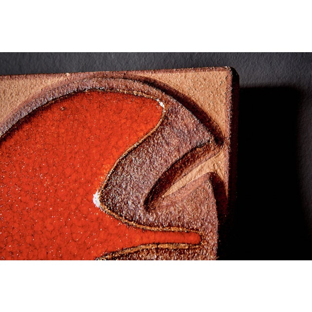 Ceramic Ceramic Fish Wall Tile from Søholm Pottery, Denmark, 1970s For Sale - Image 7 of 11