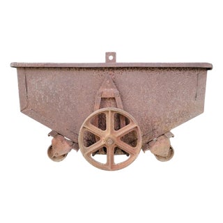 Factory or Ore Industrial Cart 19th Century For Sale
