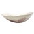 Organic Porcelain Art Centerpiece Bowl, Hand-Impressed Abstract Surface, 16.75" For Sale In San Francisco - Image 6 of 13