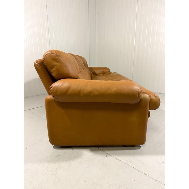 Leather Coronado Sofa by Tobia & Afra Scarpa for B&B, Italy, 1970s For Sale - Image 9 of 18