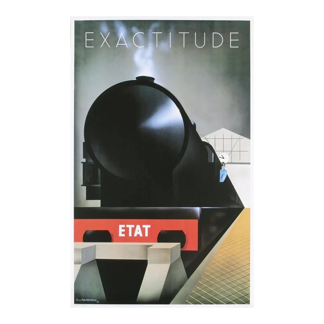 Pierre Fix-Masseau 'Exactitude (RESTRIKE)' Vintage France Lithograph For Sale