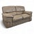 Vintage Grey Leather Sofa For Sale