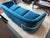2010s Jonathan Adler Bacharach Velvet Sofa, Peacock Blue For Sale - Image 5 of 12