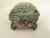 Venezian Green Light Blue Lacquered and Shaped Wooden Box with Flowers, 1750 For Sale - Image 9 of 18