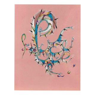 Rafael Alberti, Letter, 1972, Lithograph For Sale
