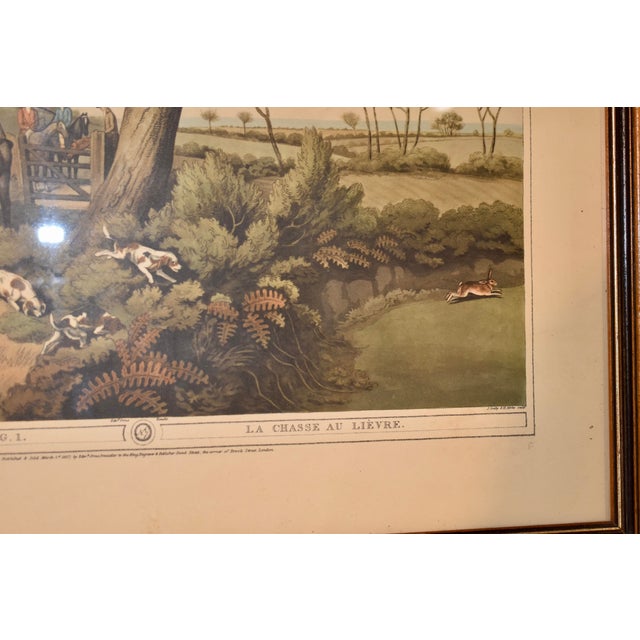 Printmaking Materials Pair of Framed Edward Orme Field Sports Lithographs For Sale - Image 7 of 12