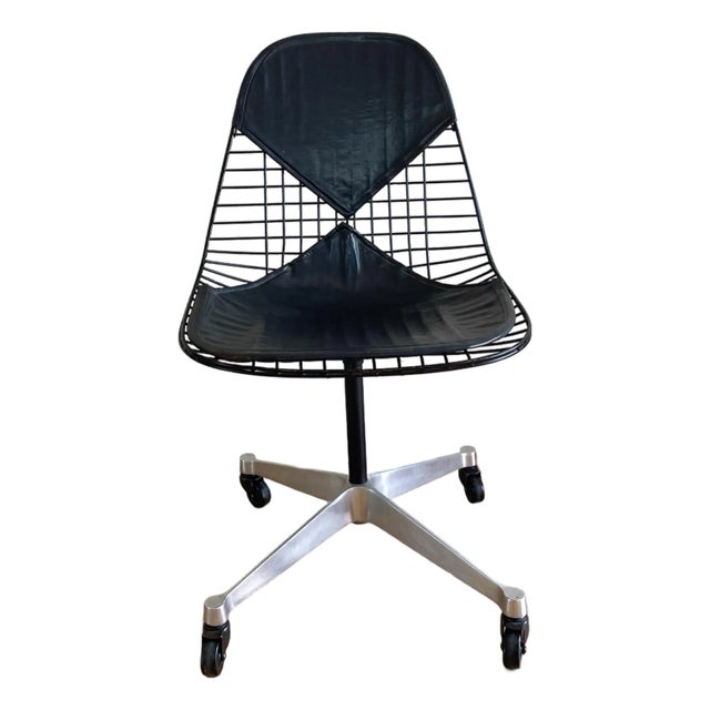 Mid 20th Century Eames PKCC Wire Task Chair For Sale