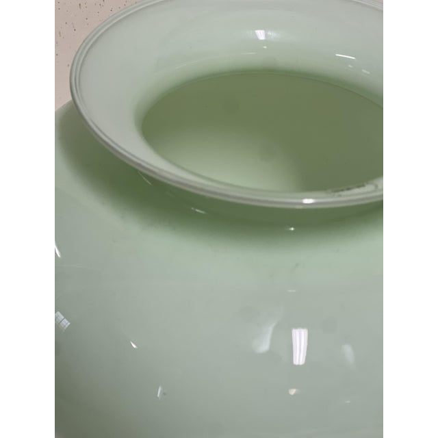 1970s Opaque Green Glass Vase from Auras Venezia, Italy, 1970s-1980s For Sale - Image 5 of 7