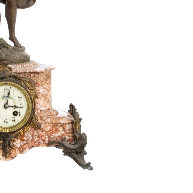 La Vigne Par Pathou Table Clock, 19th Century For Sale - Image 5 of 6