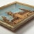 1940s Antique Hand Carved Folk Art Cork Diorama With Abandoned Church With Trees For Sale - Image 5 of 6