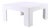 Space Age White Square Coffee Table from Artifort, 1970s For Sale