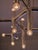 Large Model Atomic Chandelier in White Plastic and Aluminium, 1970s For Sale - Image 3 of 6